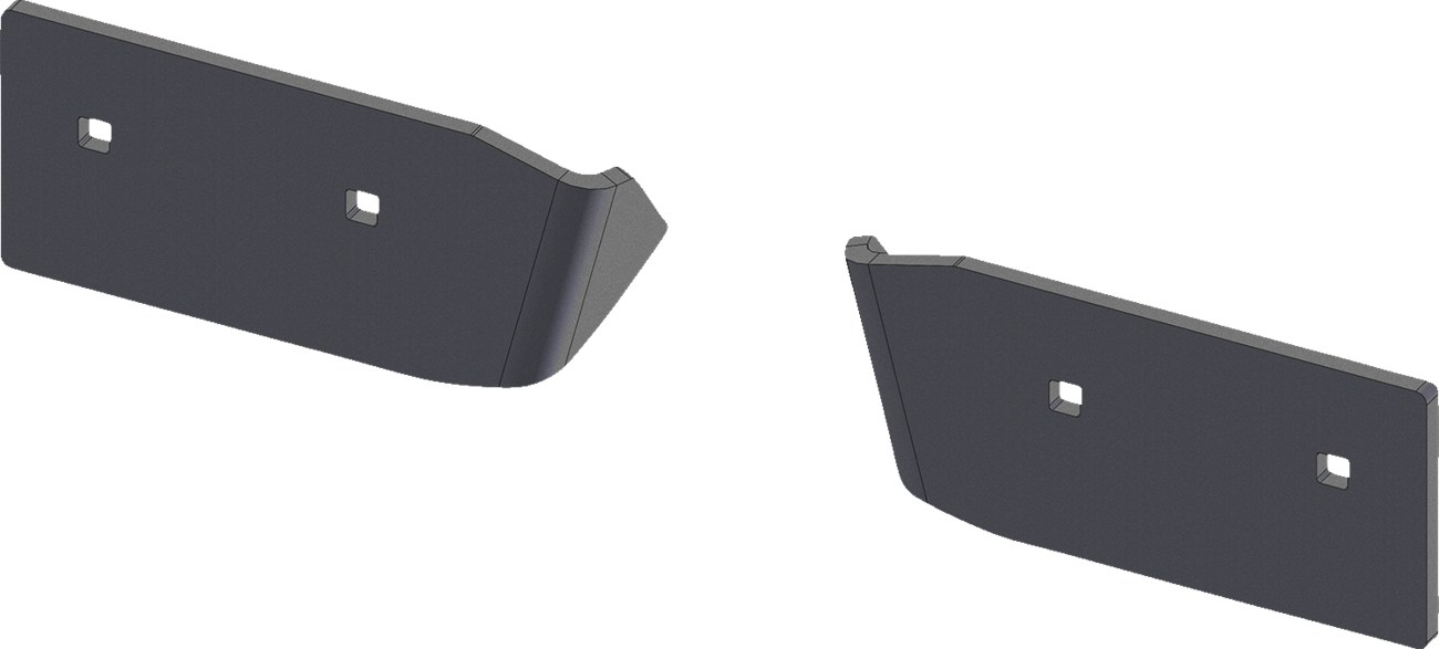 KFI PRODUCTS Wear Bar Center Kit - Wear Bar V-Plow Center Kit / 2 Piece 4501-1346