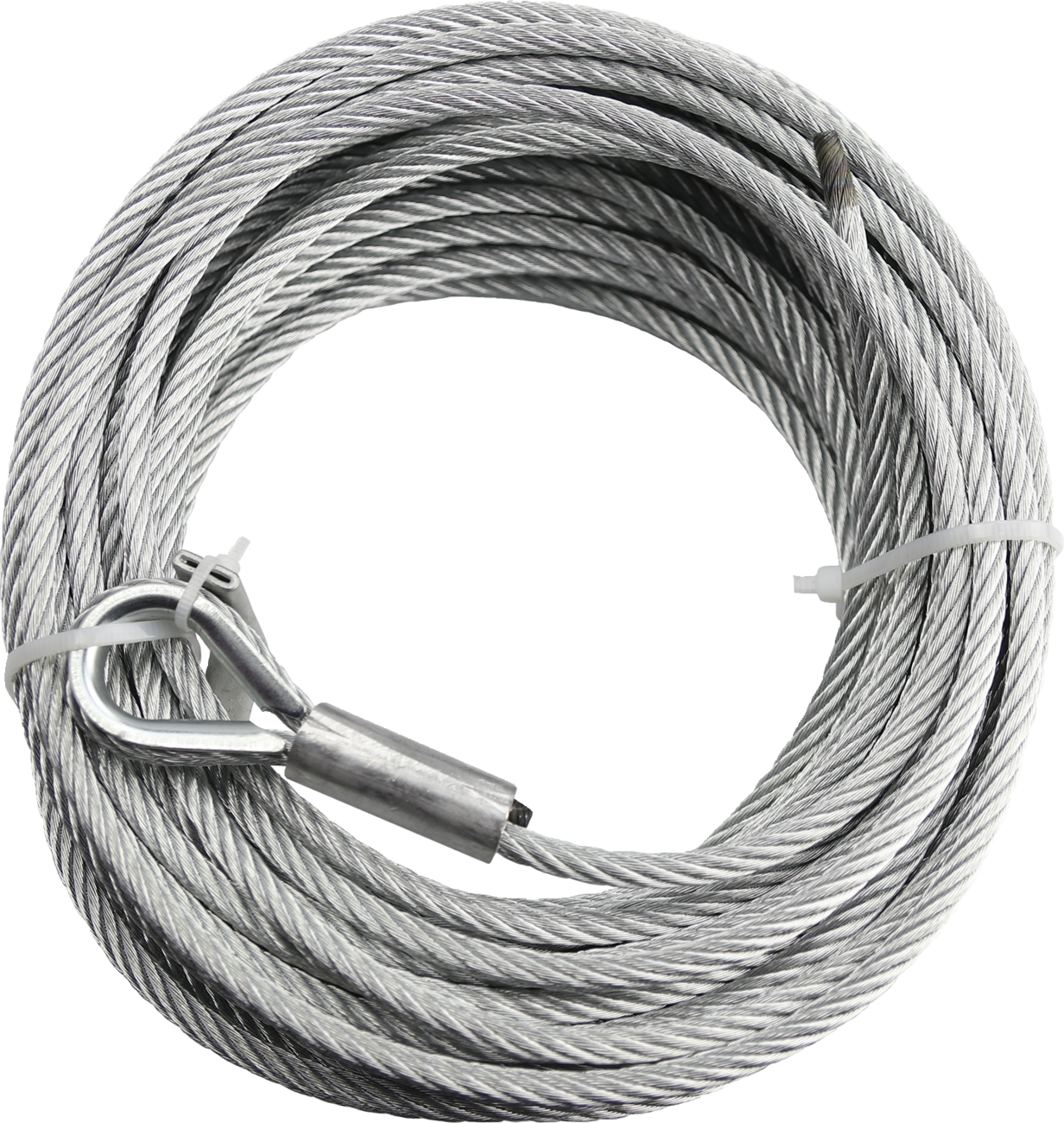 KFI PRODUCTS Wide Replacement Winch Cable - Wide Winch Cable / 15/64" x 52' / UTV 4505-1168