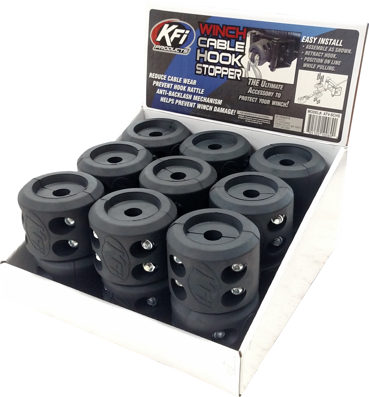 KFI PRODUCTS Winch Hook Stopper