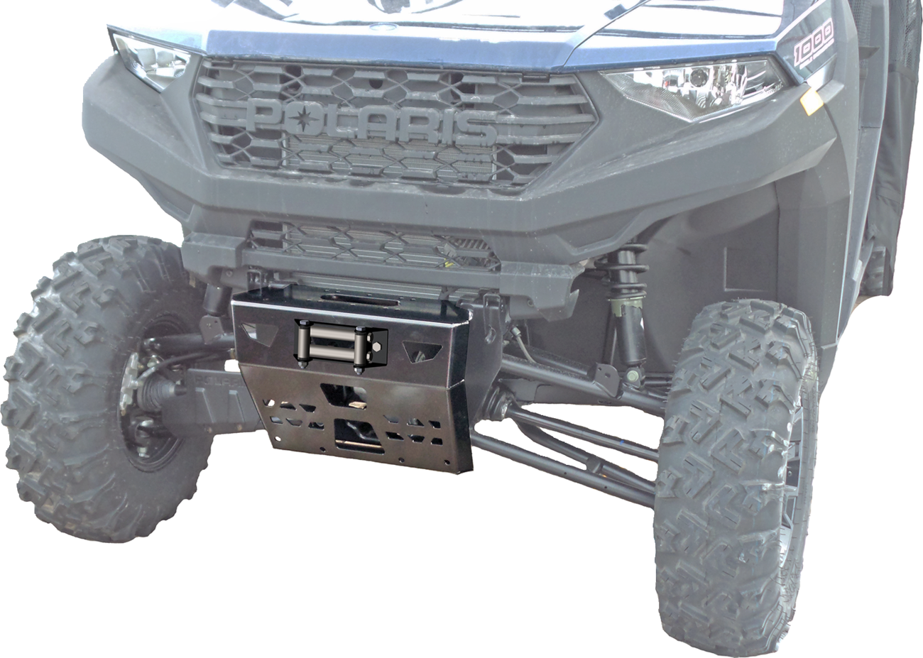 KFI PRODUCTS Winch Mount - Polaris/Bobcat 4505-1157