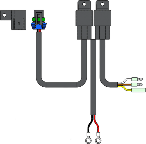 KFI Pro V Plow System - ACT-HAR