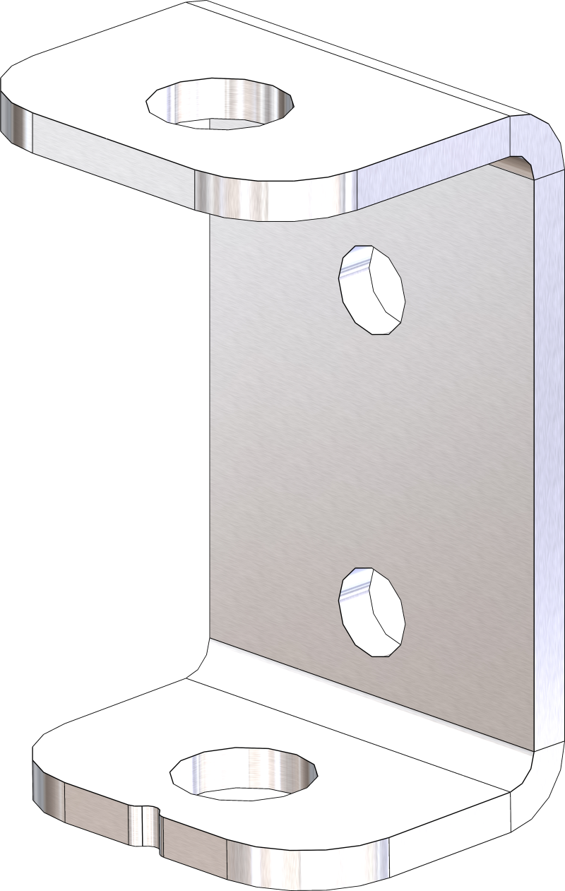 KFI Replacement Plow Foot Bracket - 105006-R