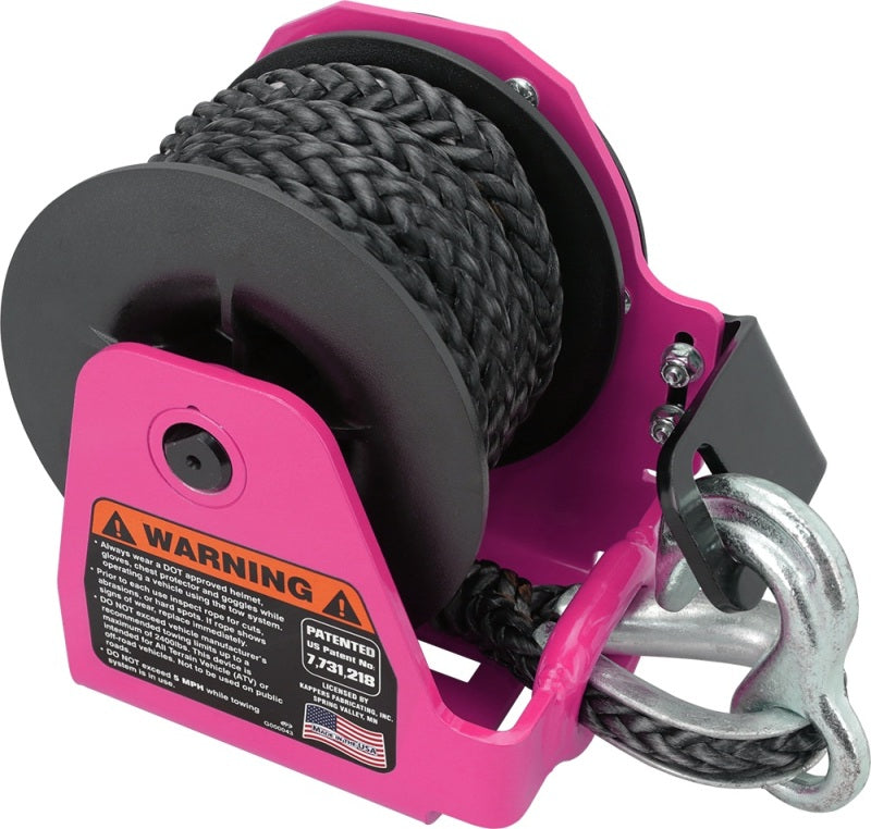 KFI Tiger Tail Tow System XT - Pink - 101120-PK