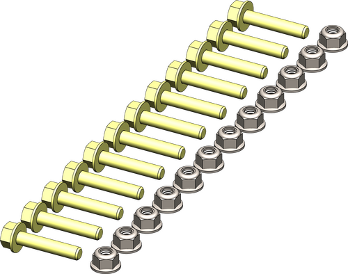 KFI-UHMW WEAR BAR HARDWARE KIT - HK-416