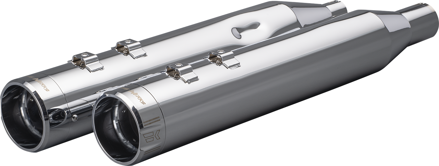 KHROME WERKS 4-1/2" HP-Plus® Slip-On Mufflers