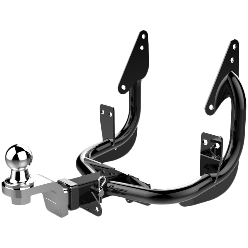 KHROME WERKS Receiver Trailer Hitch — Low-Mount