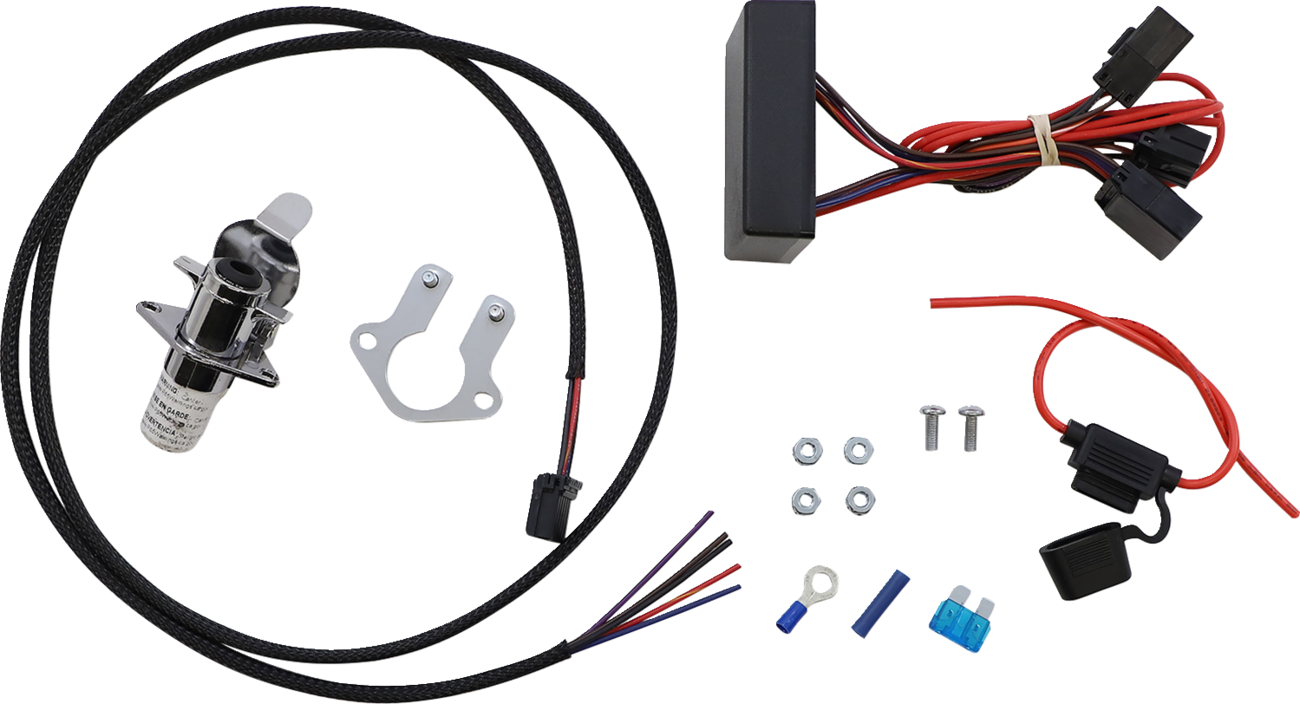 KHROME WERKS Trailer 5-Wire Connector Kit with Isolator - Hi-Load Trailer Harness 3902-0082