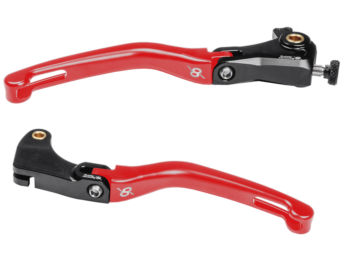 Bonamici Yamaha R6 Brake & Clutch Levers (2017+) (Black/Red)