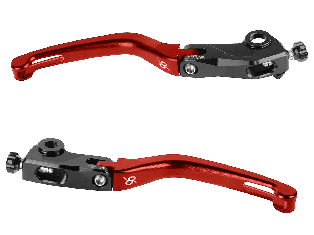 Bonamici Triumph Speed Triple 1200 RR/RS/RX Brake & Clutch Levers (2021+) (Red)