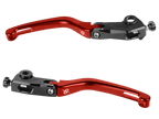 Bonamici Triumph Speed Triple 765 RS / Moto 2 Brake & Clutch Levers (2023+) (Red)
