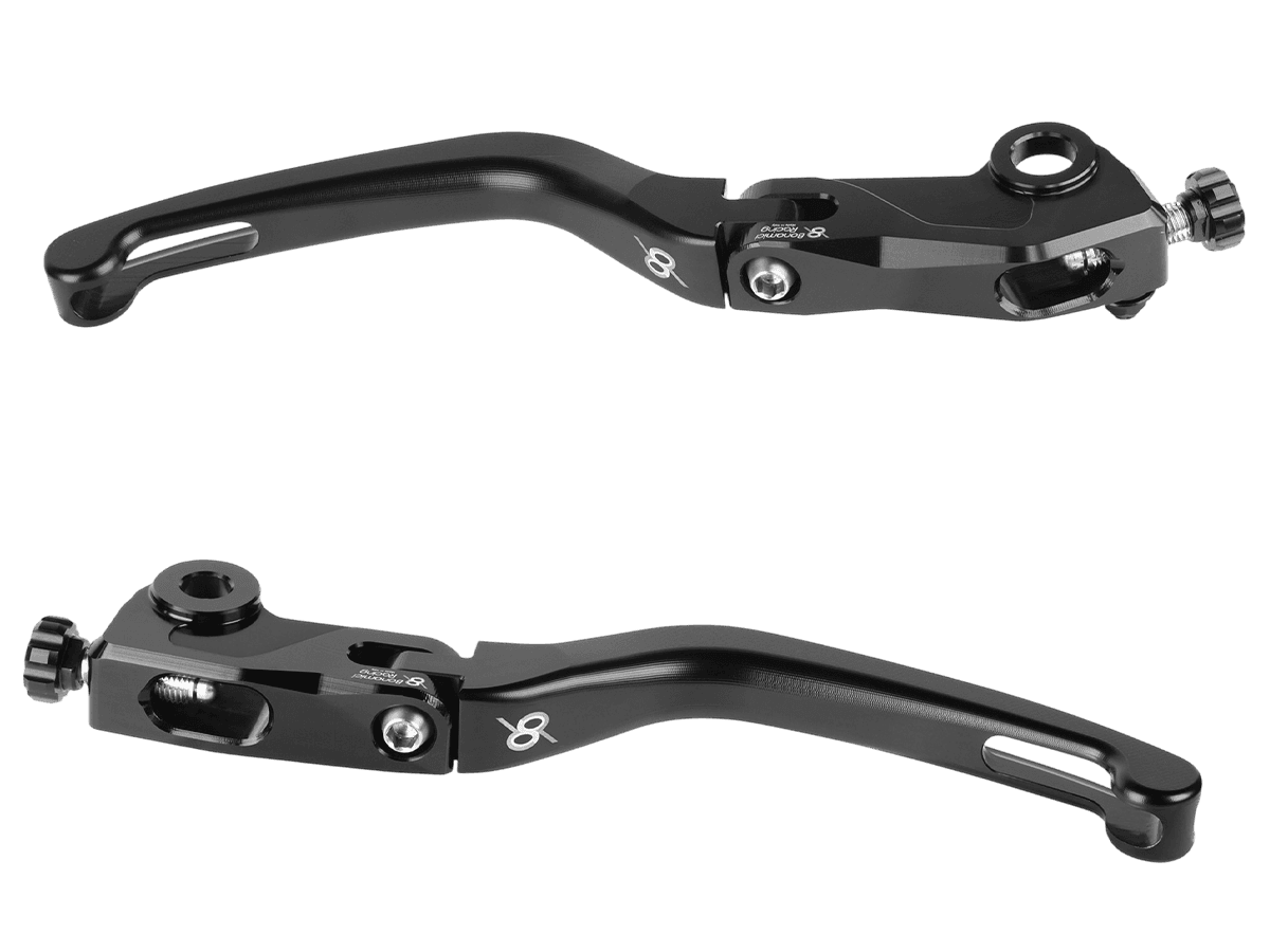 Bonamici Triumph Speed Triple 765 RS / Moto 2 Brake & Clutch Levers (2023+) (Black)