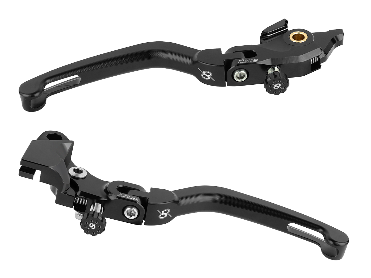 Bonamici Kawasaki Ninja ZX-4R/RR Brake & Clutch Levers (Black)