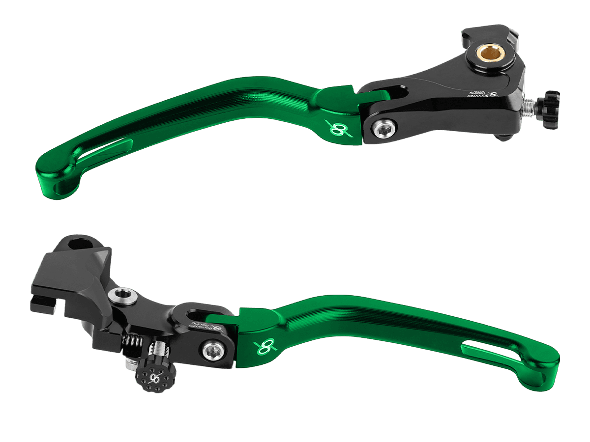 Bonamici Kawasaki Ninja ZX-6R Brake & Clutch Levers (2019+) (Green)