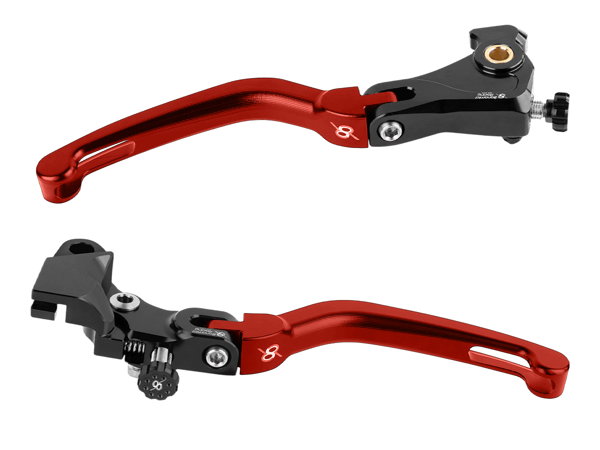 Bonamici Kawasaki Ninja ZX-6R Brake & Clutch Levers (2019+) (Red)