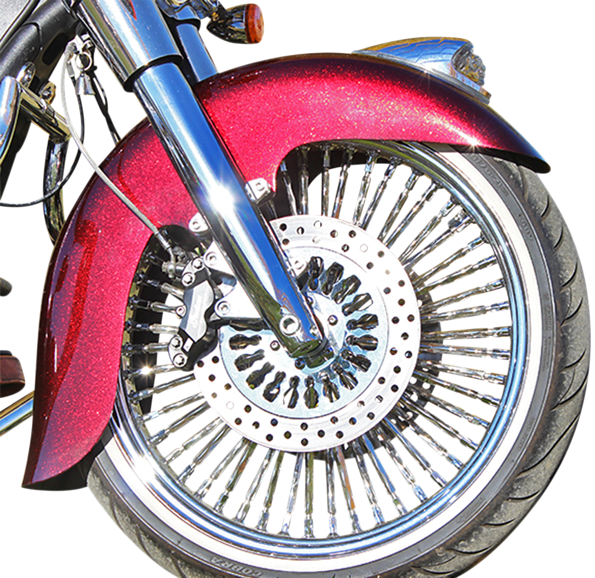 KLOCK WERKS Front Fender for Indian