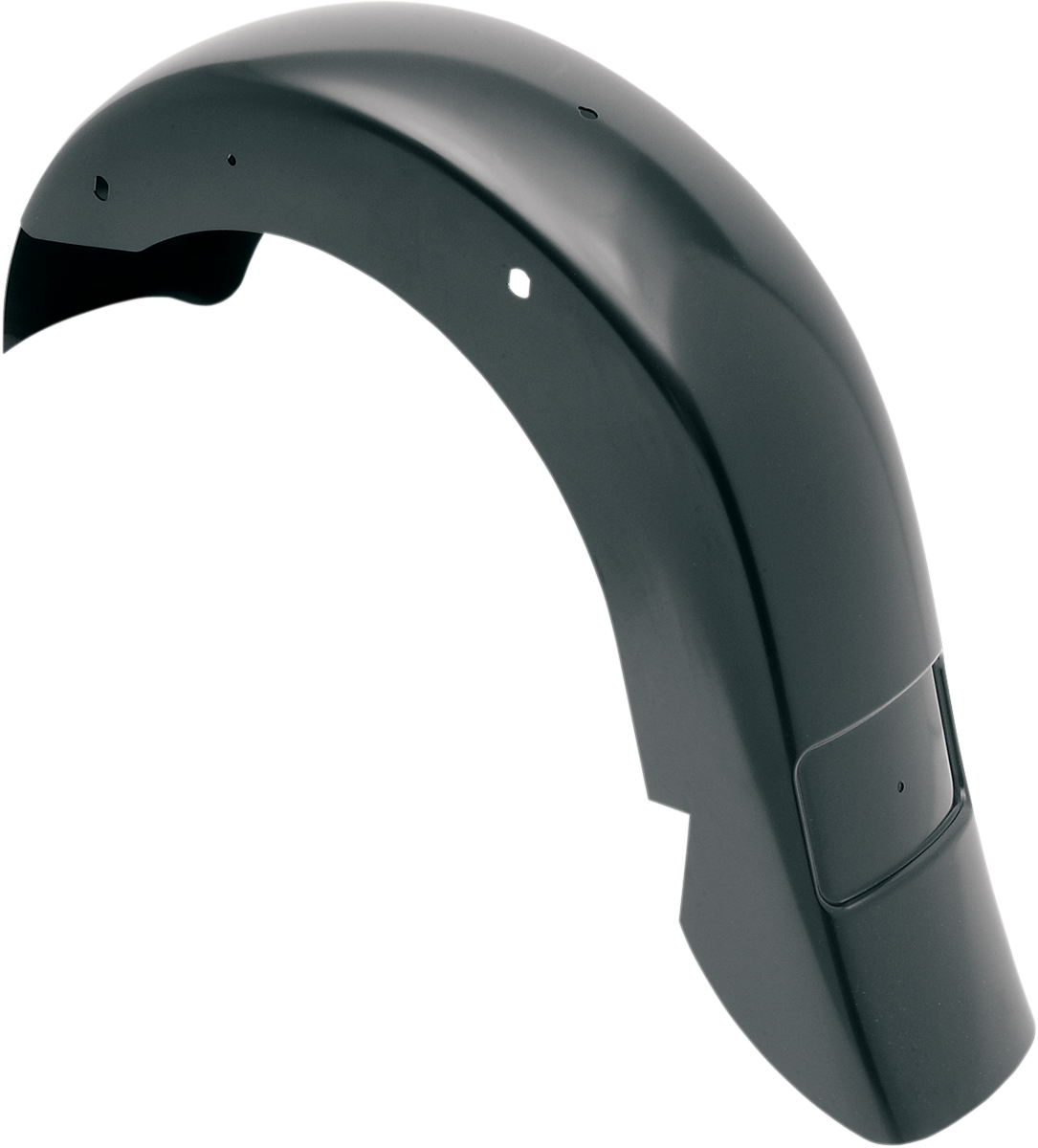 KLOCK WERKS WFB™ Benchmark Rear Fender - WFB™ Benchmark Stretched Rear Fender / Frenched / Black / Steel 1401-0193