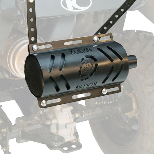 KOLPIN Stealth Exhaust 2.0 W/Heat Shi Eld (Black) - 53570