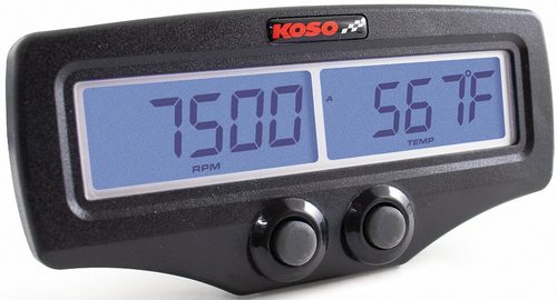KOSO Dual EGT Gauge w/RPM & Water Temperature Probe Kit - BA006010-X