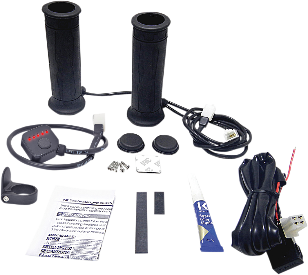 KOSO NORTH AMERICA 5 Level Twist Throttle Heated Grips