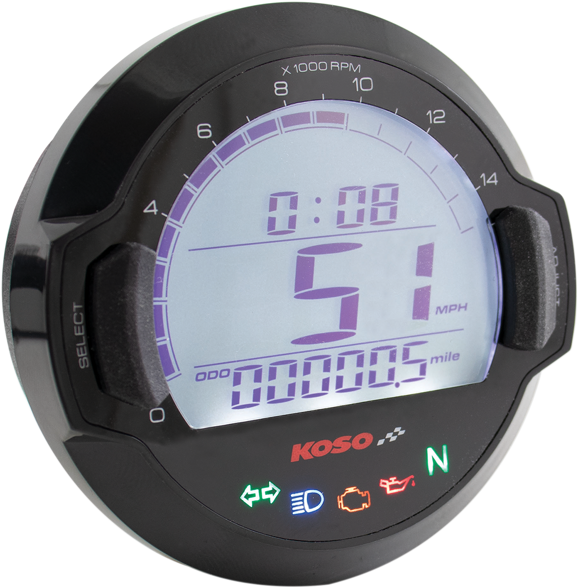 KOSO NORTH AMERICA DL-03SR GP-Style Speedometer - 2210-0378