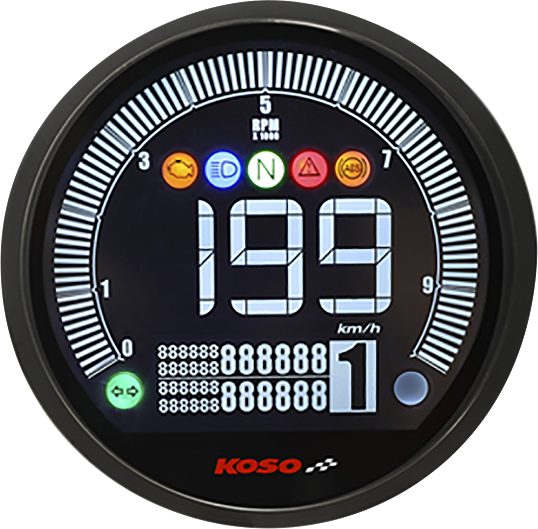 KOSO NORTH AMERICA DL-04 Multifunction Meter - 2211-0189