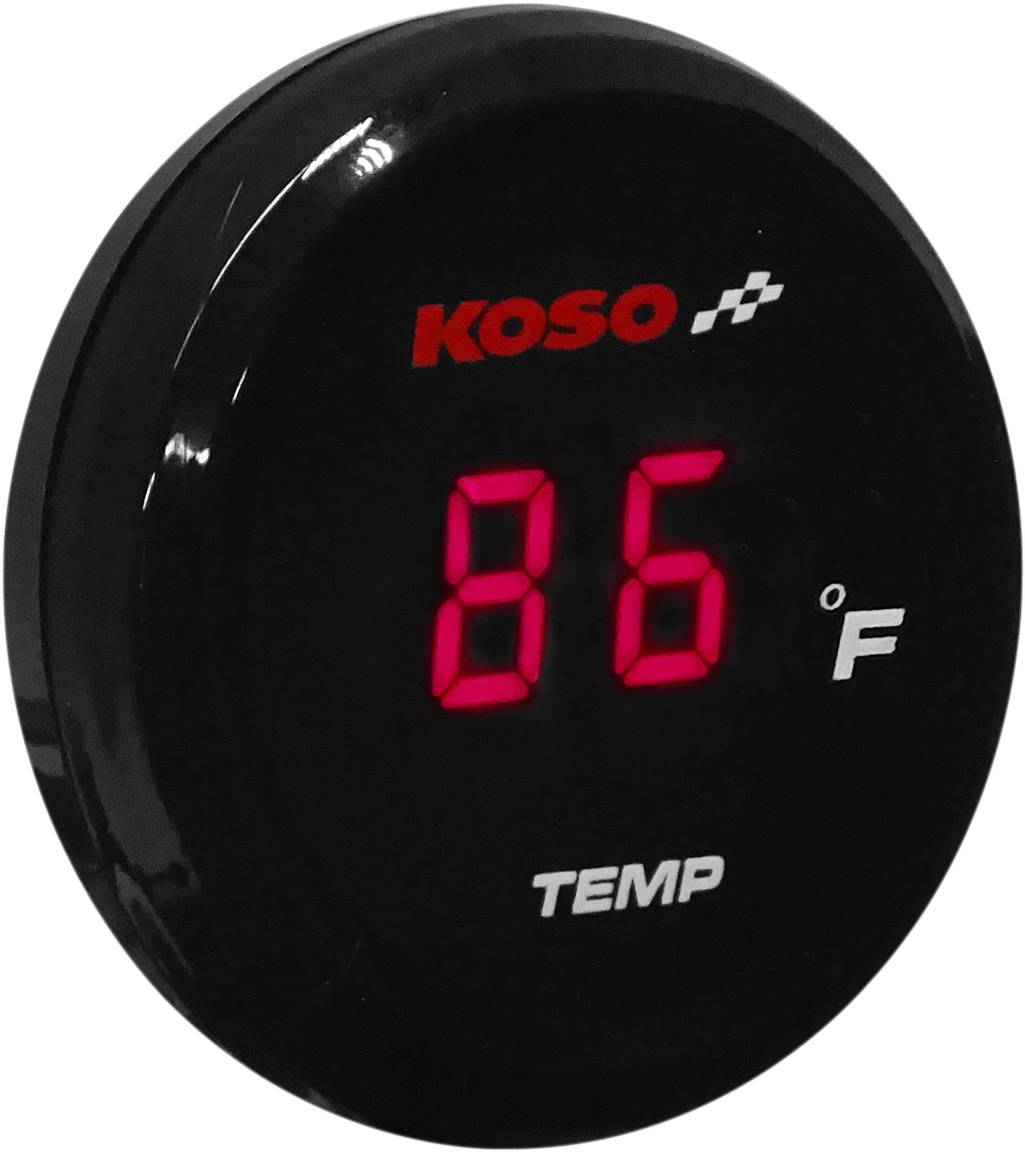 KOSO NORTH AMERICA I-Gear Thermometer - Red Digits 2212-0741