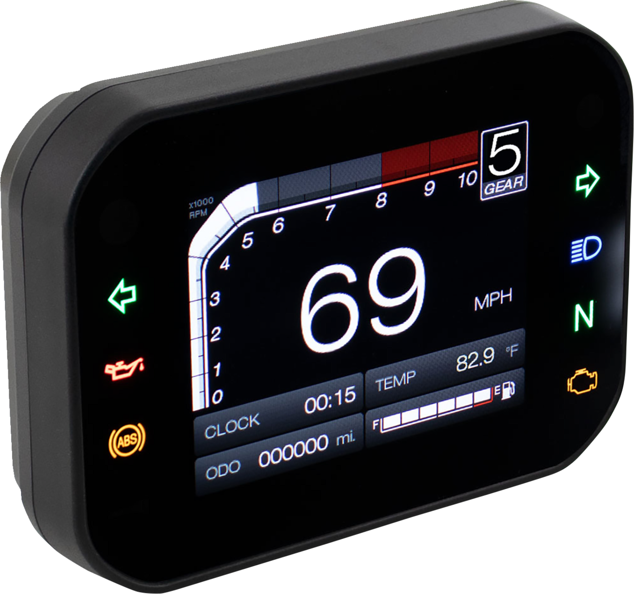 KOSO NORTH AMERICA RX-3S Multifunction Meter - TFT Multifunction Meter / RX-3S / Universal 2212-0907