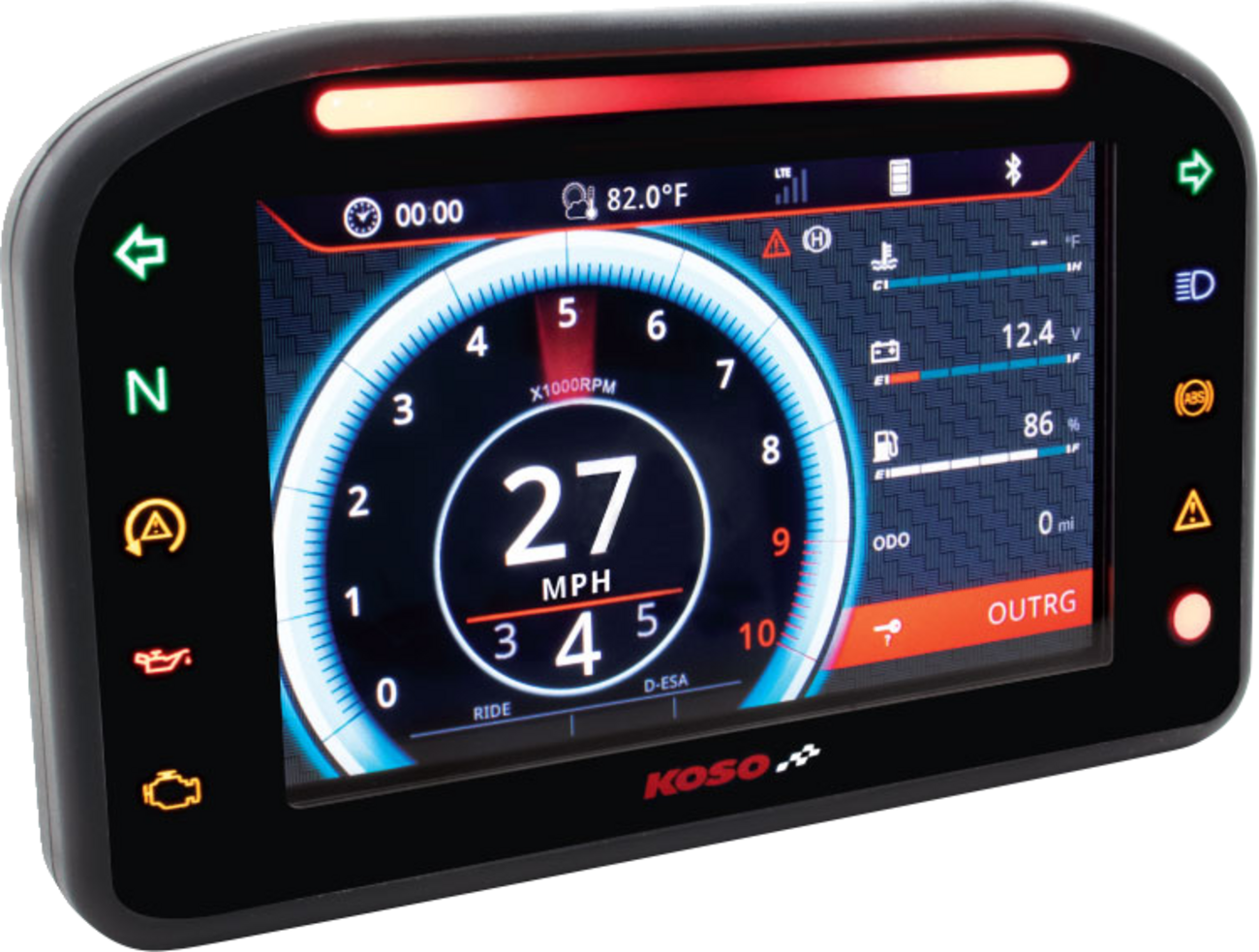 KOSO NORTH AMERICA RX-5 Speedometer - Speedometer / RX-5 / BMW / R1200GS 2210-0639