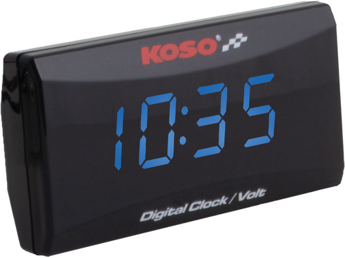 KOSO Super Slim Clock/Volt Meter - BA024B50