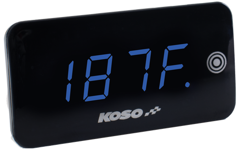 KOSO Super Slim Touch Screen Volt & Temp Gauge - BA068040