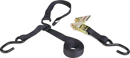 KWIK TEK Triple Hook Ratchet Tie-Down 8ft w/Soft Hook - TDR-38