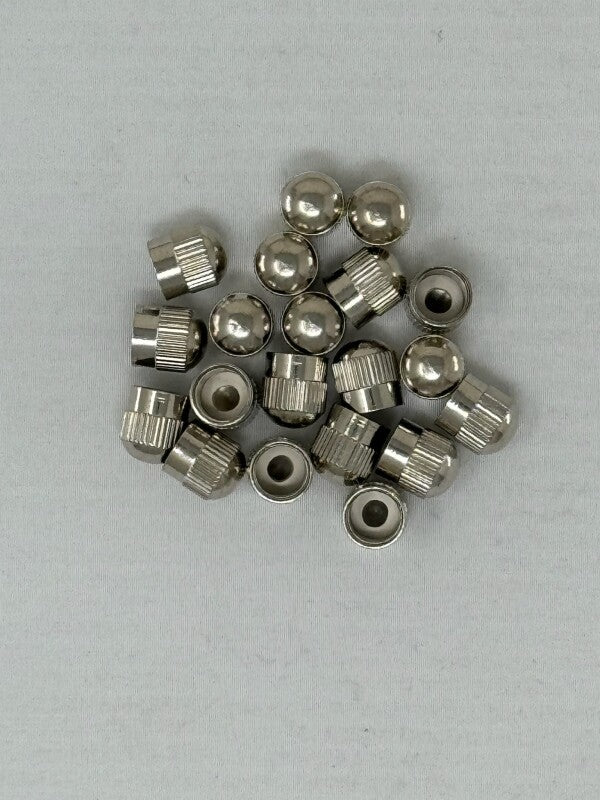 KYB Powersports KYB 1993-2023 Yam YZ80-450/FX/F/ Kaw KX80-500/F/ Hon CR125R/CRF450R/Suz Valve Cap Steel - 20 Pk - 120140000120