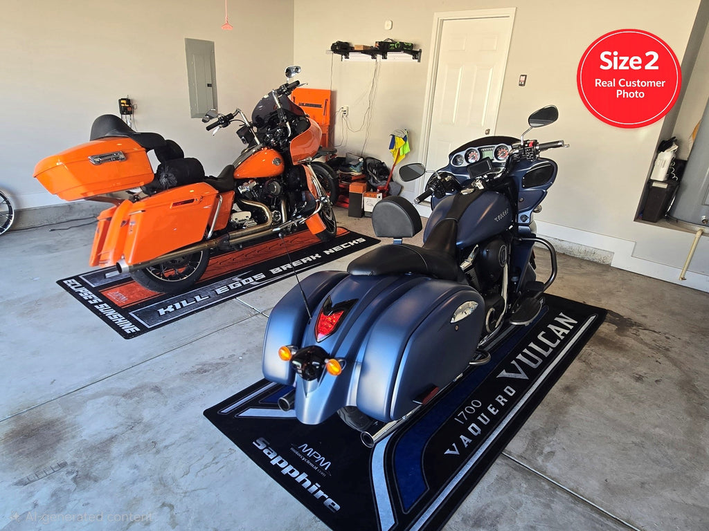 MPM Motorcycle Mat for Kawasaki Vulcan 1700 Vaquero - MM7429