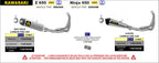 Arrow Indy Race Full Exhaust with Aluminum muffler for Z650 2021-2022 71937AKW