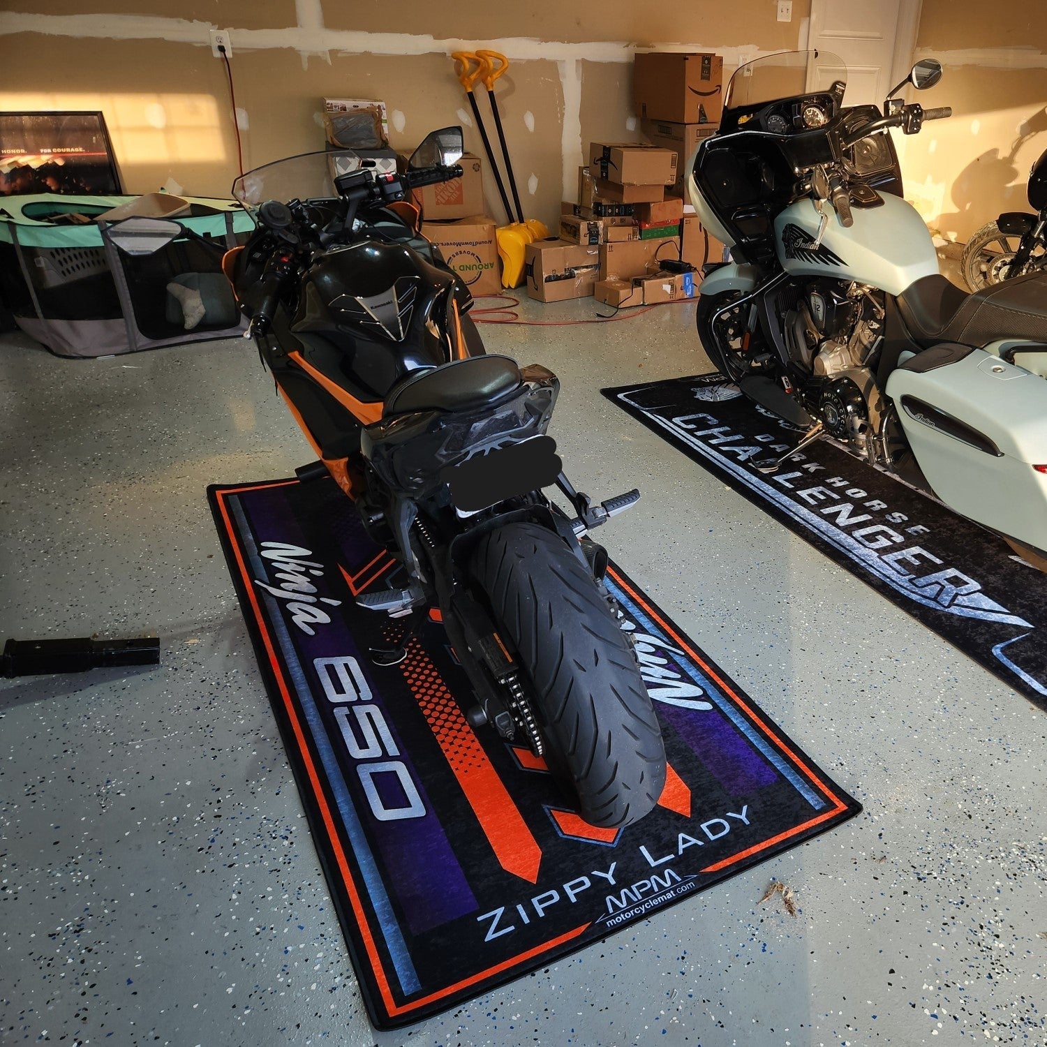 MPM Motorcycle Mat for Kawasaki Ninja 650 - MM7388