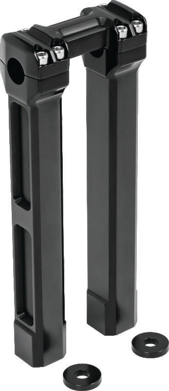 Kuryakyn 12inch Billet Handlebar Risers Black - 6131