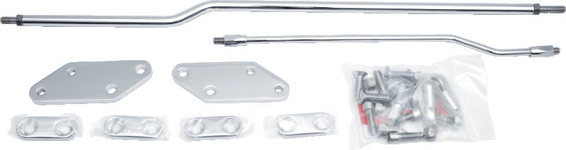 Kuryakyn 2003-2008 Dyna Forward Control Extenders 3in. - Chrome - 9049