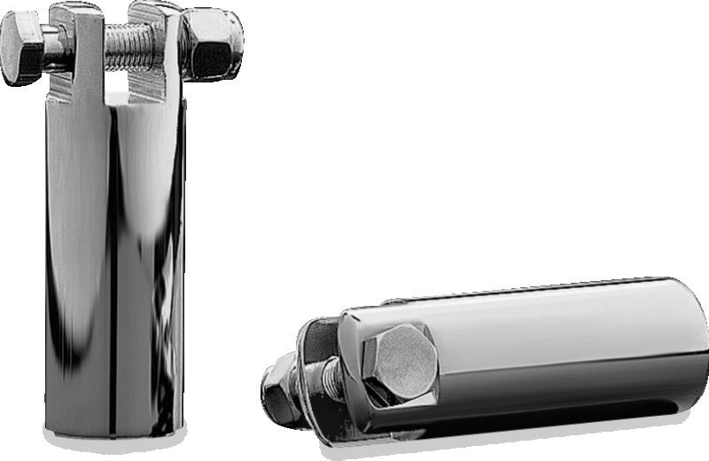 Kuryakyn 3 1/2in Extended Peg Mount With 3/8in-16 Mount Bolts Chrome - 8087