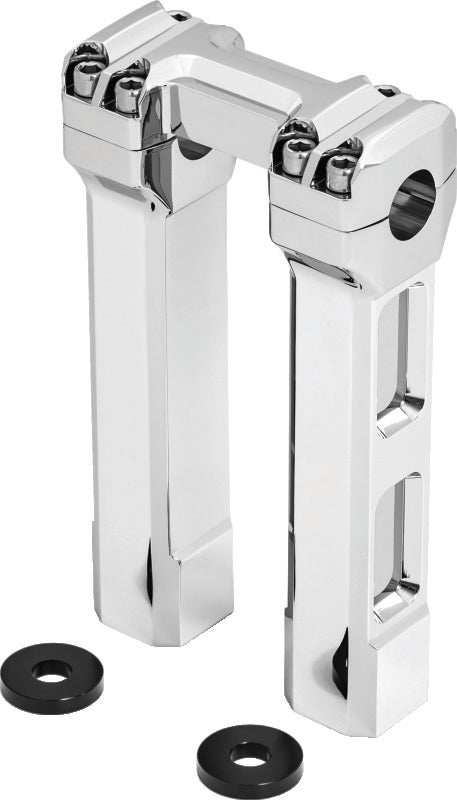 Kuryakyn 8inch Billet Handlebar Risers Chrome - 6134