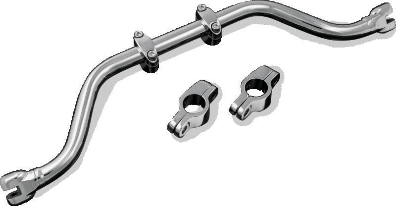 Kuryakyn Adjustable Mustache Bar For Softail / Yamaha Road Star/Raider/V-Star - Chrome - 7502