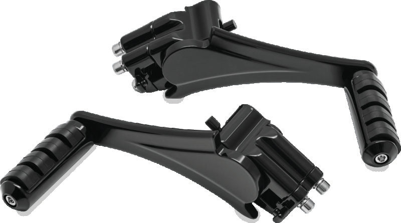 Kuryakyn Adjustable Passenger Pegs With ISO Small Pegs 10 and Up Black - 7059