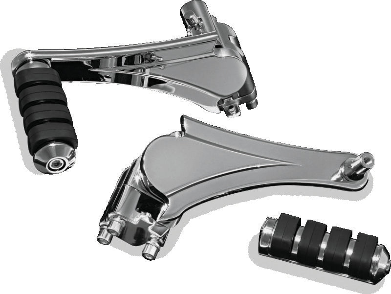 Kuryakyn Adjustable Passenger Pegs With ISO Small Pegs 10 and Up Chrome - 4353