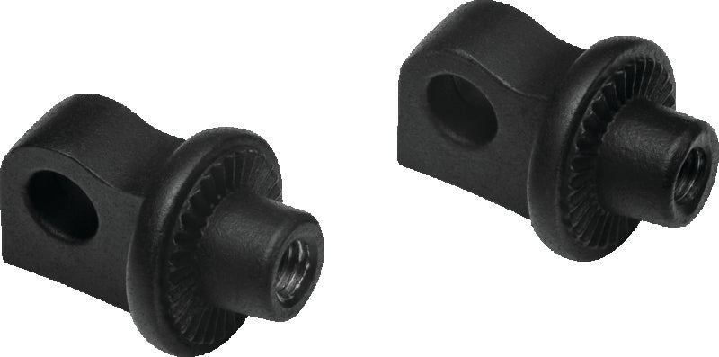 Kuryakyn Adjustable Stop Splined Peg Adapter Black - 6775