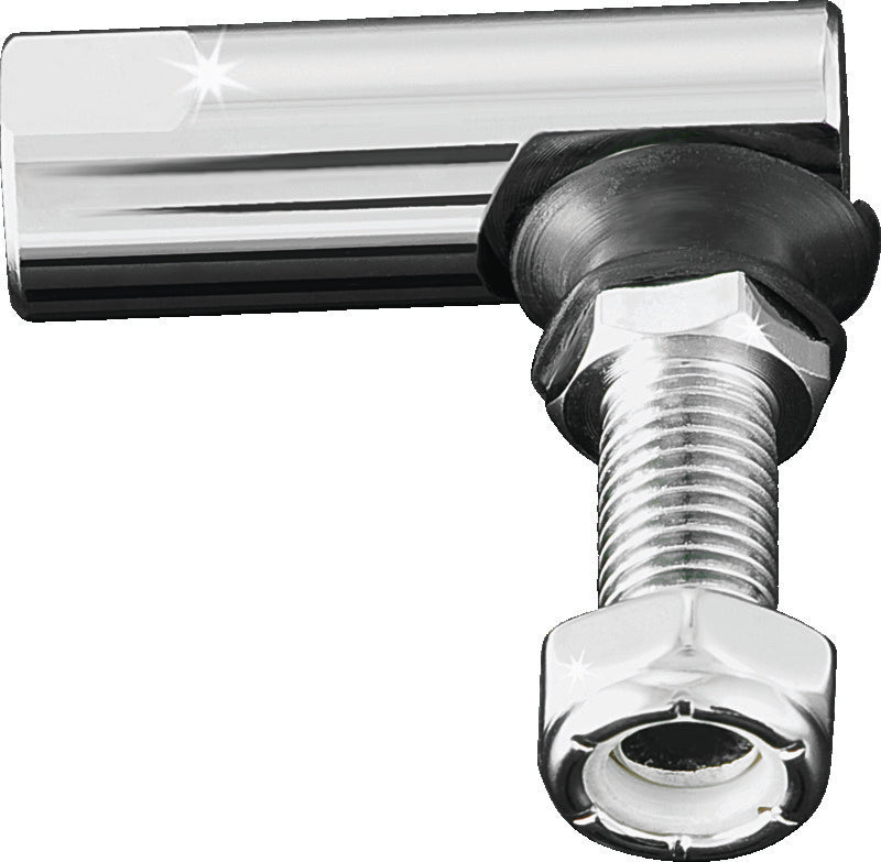 Kuryakyn Barrel Style Right Hand Female 5/16in-24 Threads Chrome - 9056