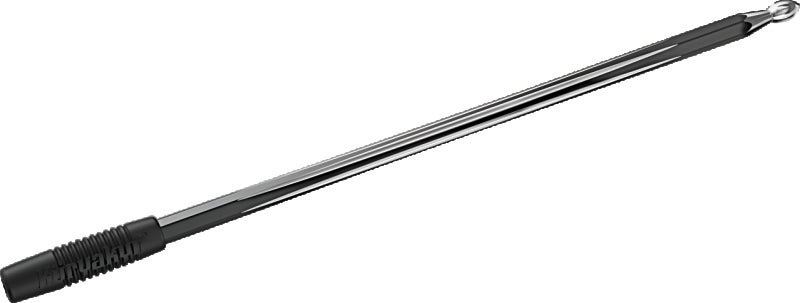 Kuryakyn Billet Antenna Hex/Grooved Black & Raw - 864