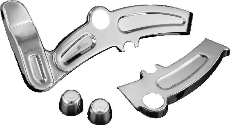 Kuryakyn Boomerang Frame Covers 2008-2017 Softails Chrome - 7773