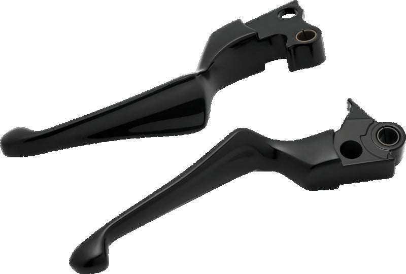 Kuryakyn Boss Blades Lever Set 96-Up Cable Gloss Black - 1847