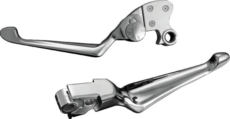 Kuryakyn Boss Blades With Adjustable Clutch 96-Up Cable Chrome - 1080
