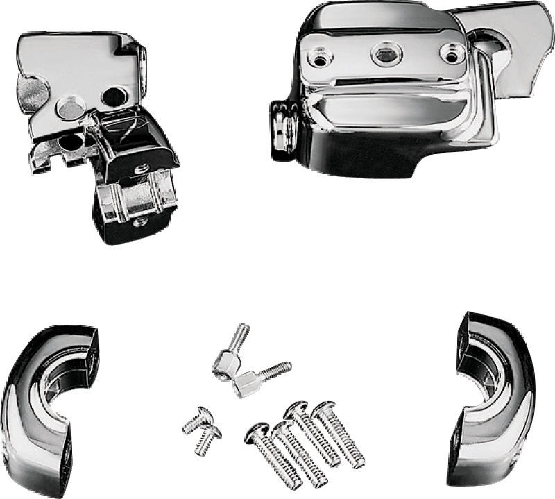 Kuryakyn Brake & Clutch Control Dress-Up Kit Single Disc Front Brakes 1996-2014 - 9126