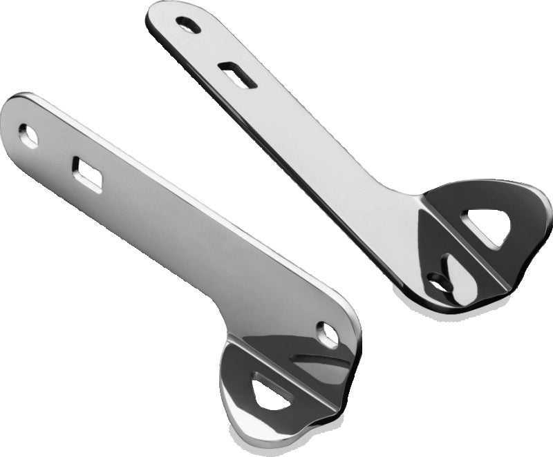 Kuryakyn Custom Teardrop Tie-Down Brackets 14-Up Touring Chrome - 949